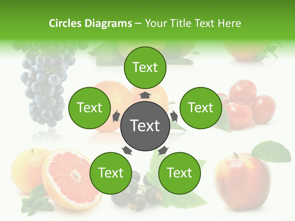 Background Cherry Organic PowerPoint Template