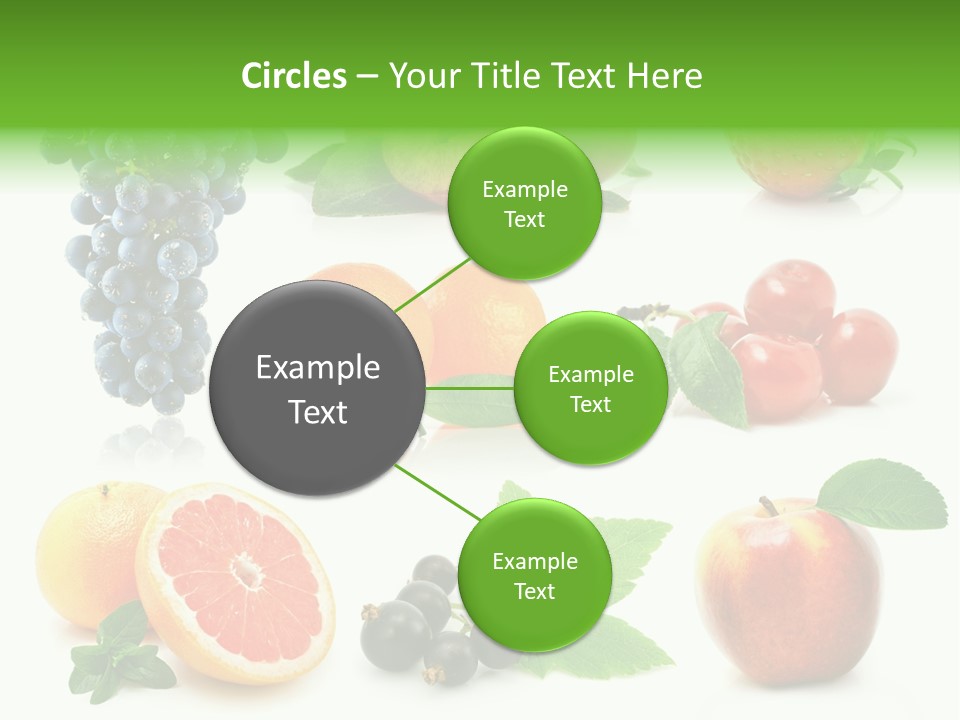 Background Cherry Organic PowerPoint Template