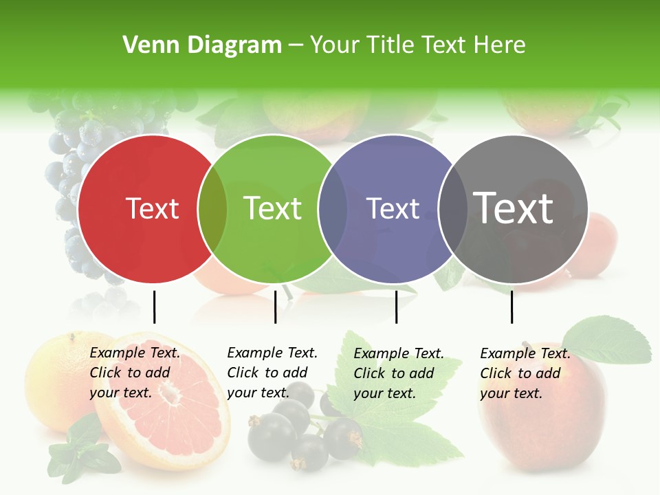 Background Cherry Organic PowerPoint Template