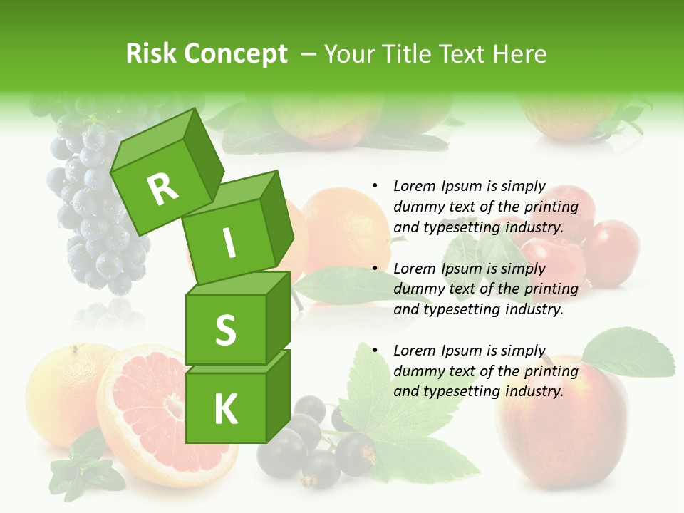 Background Cherry Organic PowerPoint Template