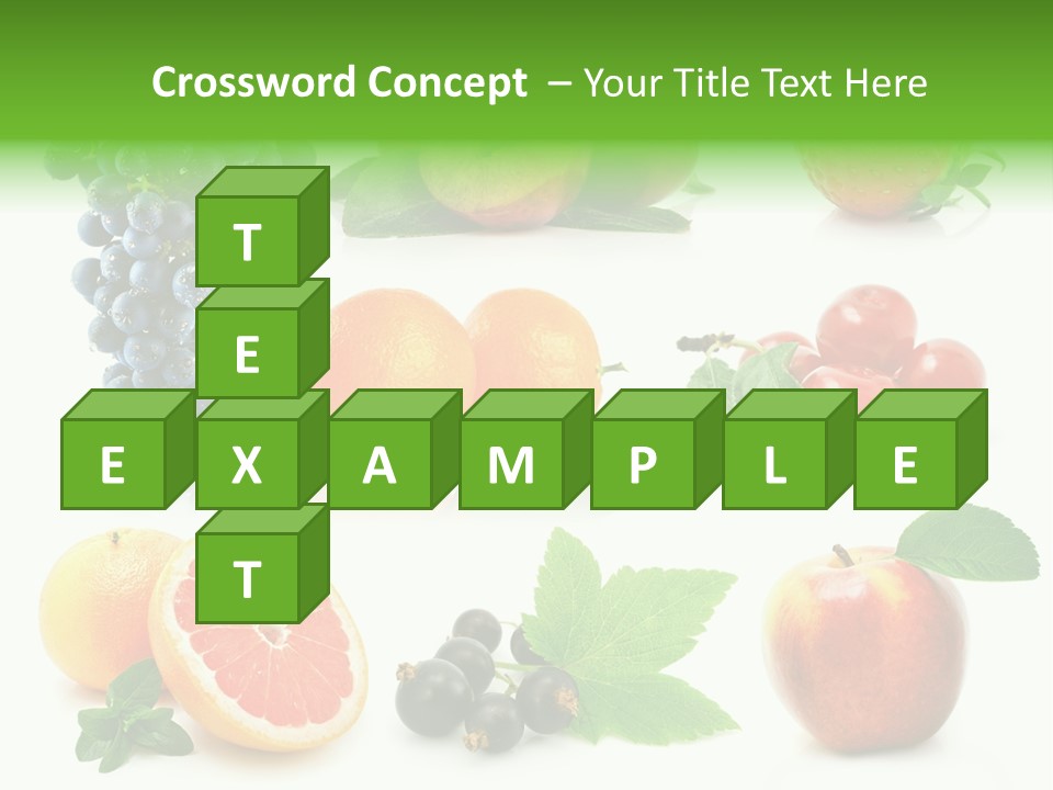 Background Cherry Organic PowerPoint Template