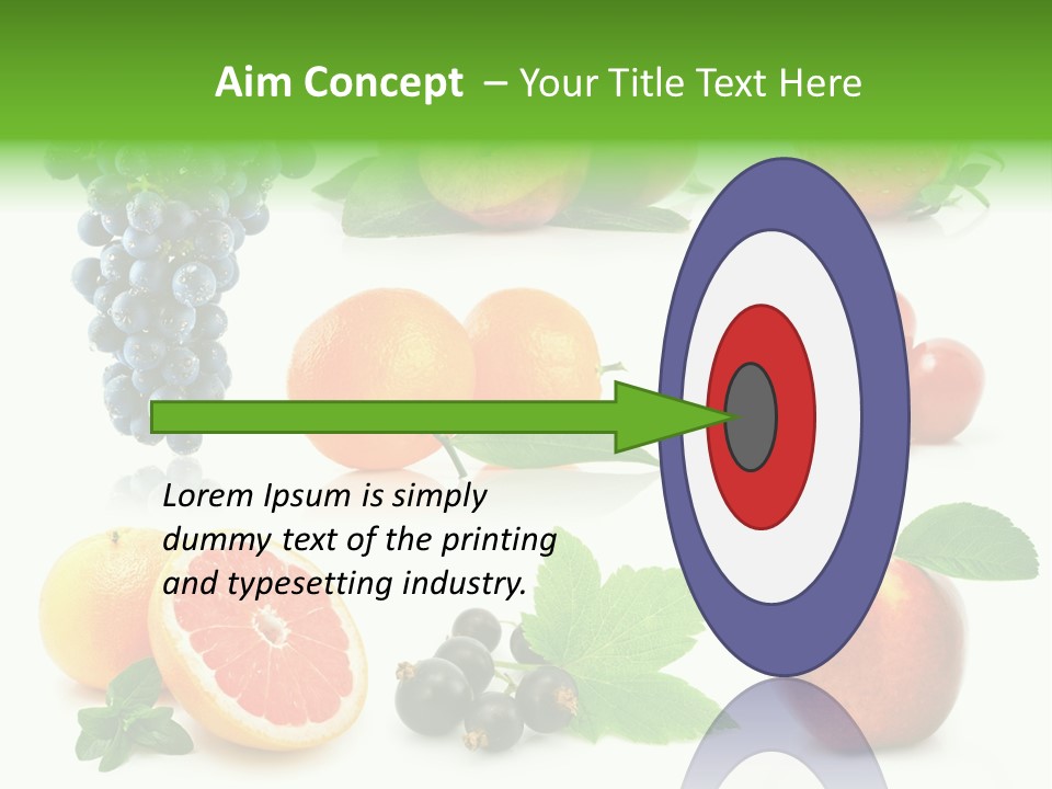 Background Cherry Organic PowerPoint Template