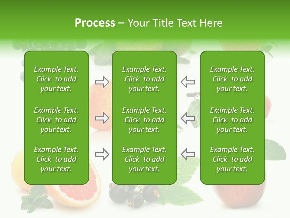 Background Cherry Organic PowerPoint Template