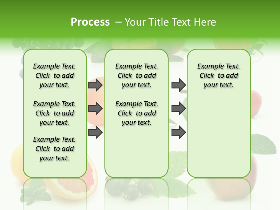 Background Cherry Organic PowerPoint Template