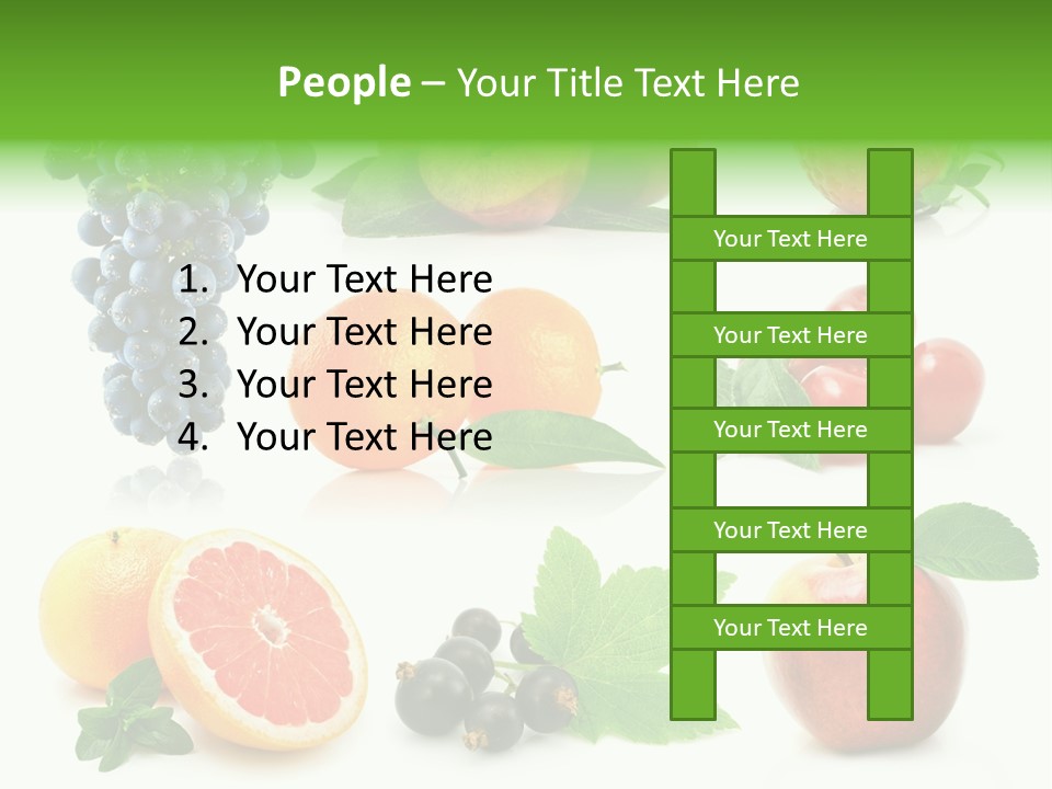 Background Cherry Organic PowerPoint Template