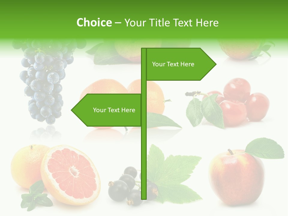 Background Cherry Organic PowerPoint Template