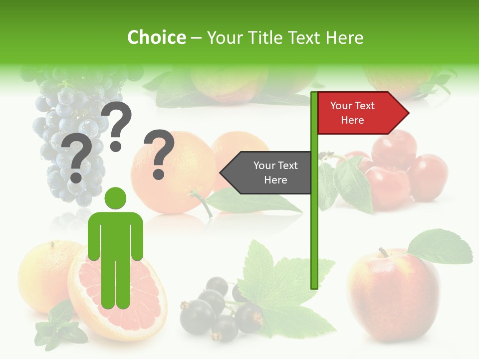 Background Cherry Organic PowerPoint Template