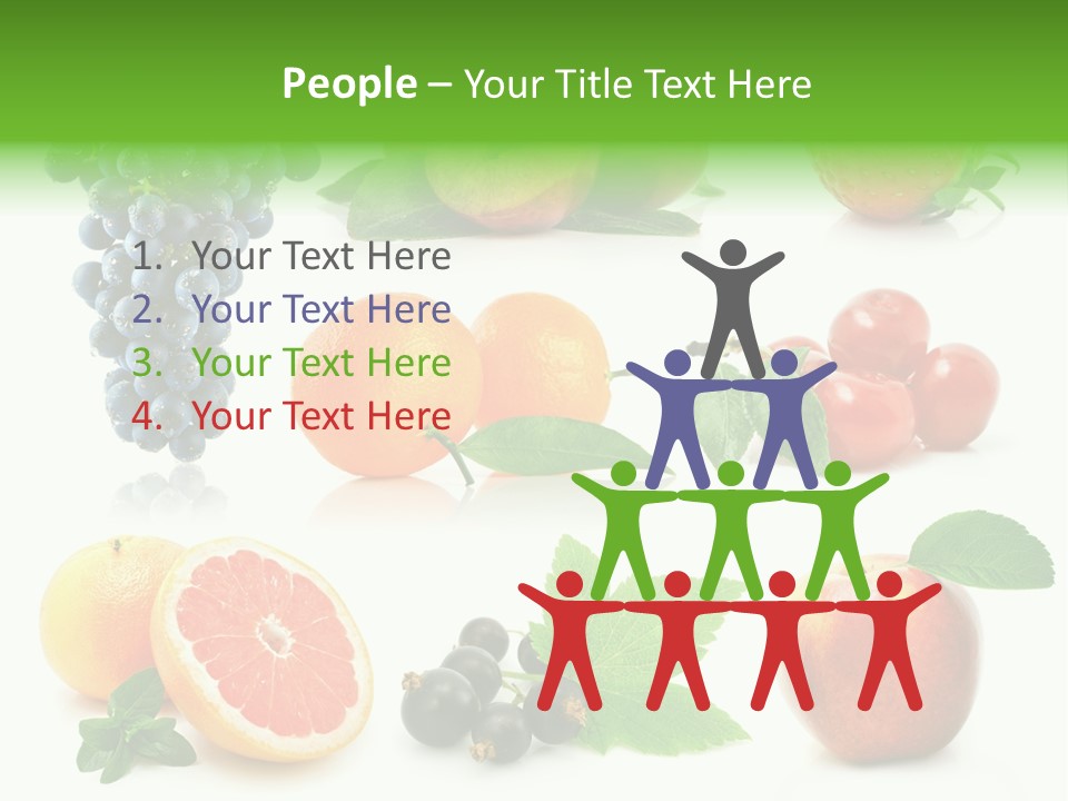 Background Cherry Organic PowerPoint Template