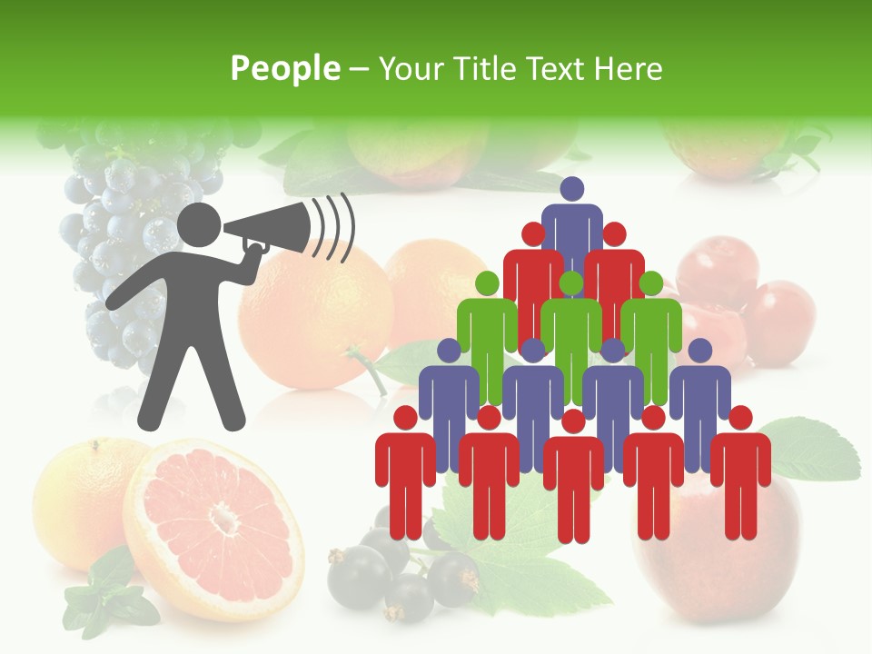 Background Cherry Organic PowerPoint Template