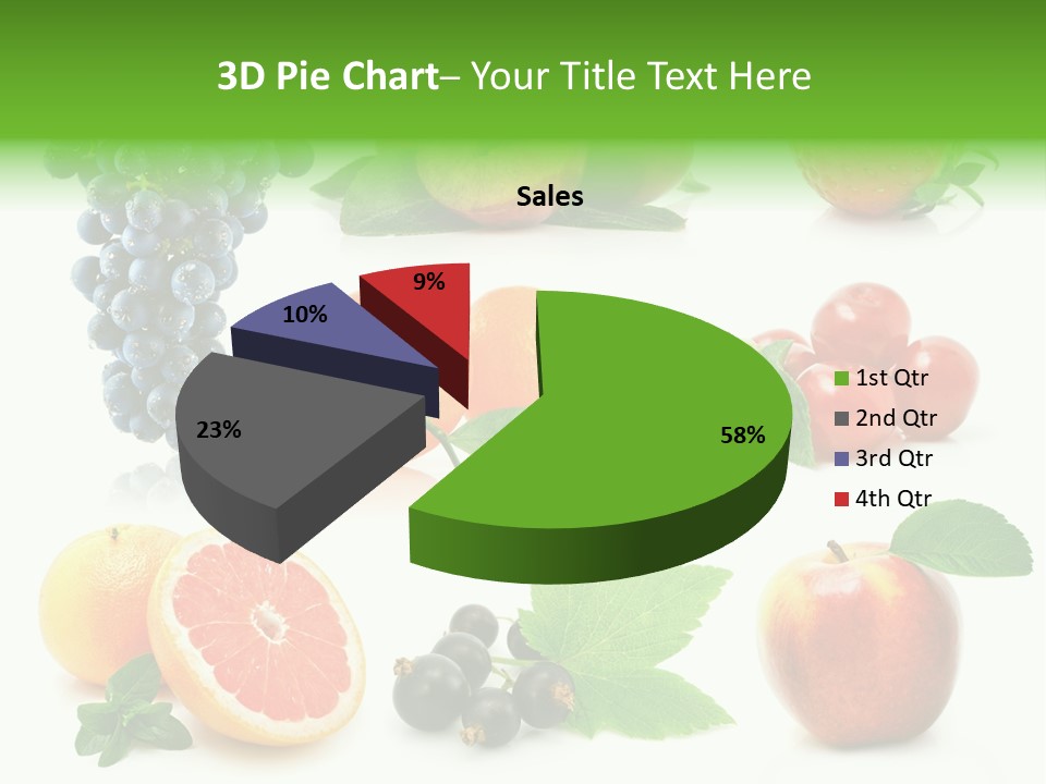 Background Cherry Organic PowerPoint Template