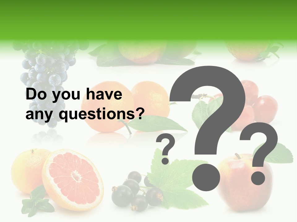 Background Cherry Organic PowerPoint Template