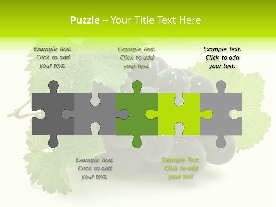 Green Drip Fresh PowerPoint Template