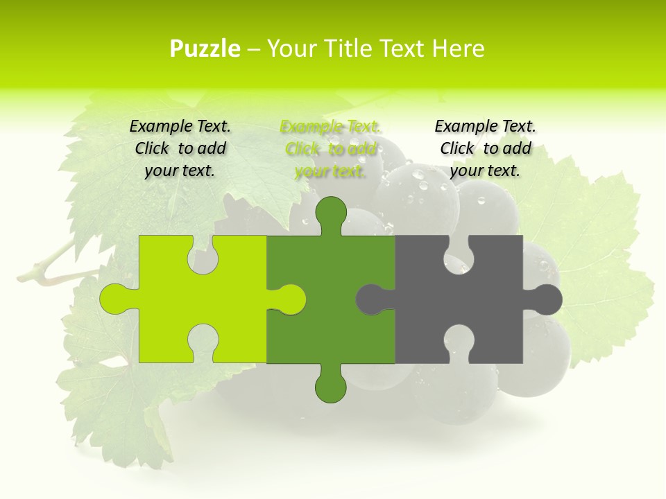 Green Drip Fresh PowerPoint Template