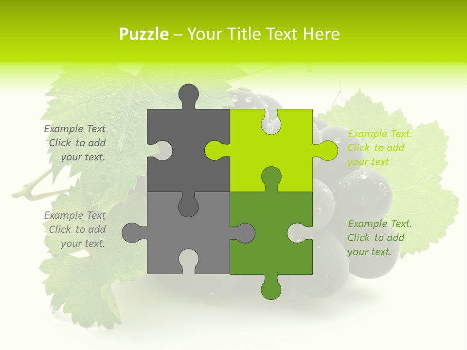 Green Drip Fresh PowerPoint Template