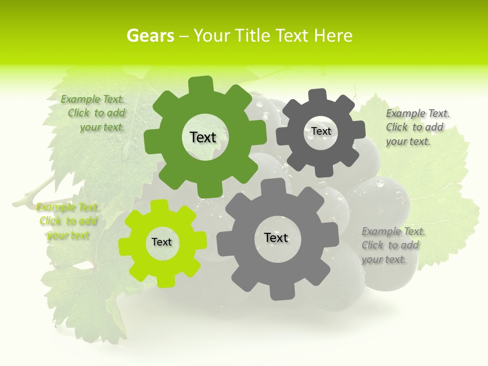 Green Drip Fresh PowerPoint Template