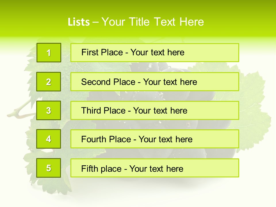 Green Drip Fresh PowerPoint Template