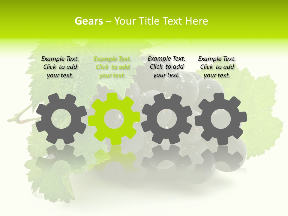 Green Drip Fresh PowerPoint Template