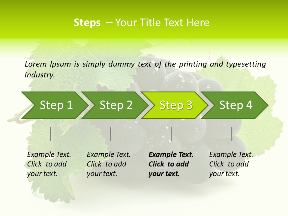 Green Drip Fresh PowerPoint Template