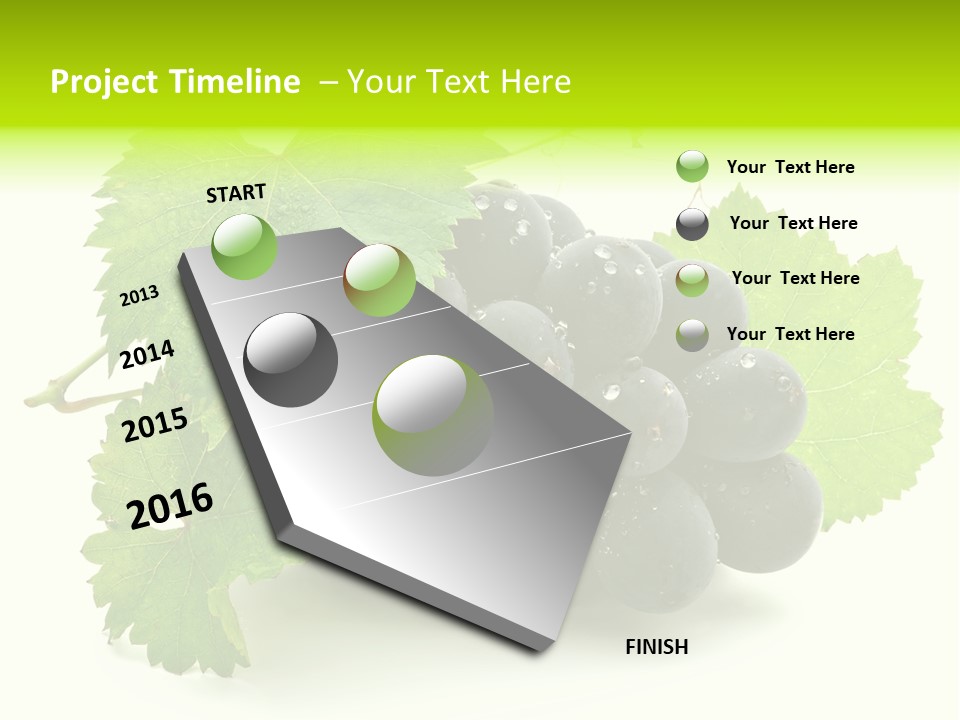 Green Drip Fresh PowerPoint Template