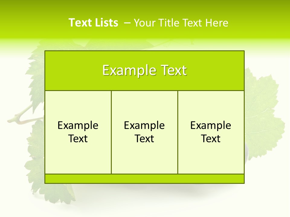 Green Drip Fresh PowerPoint Template
