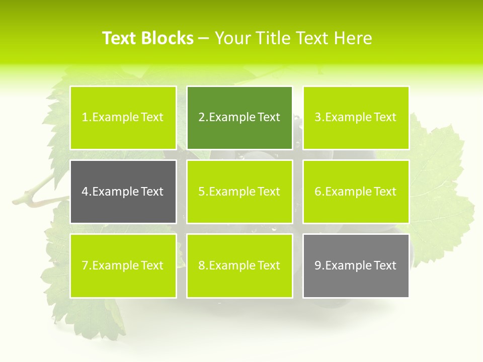 Green Drip Fresh PowerPoint Template