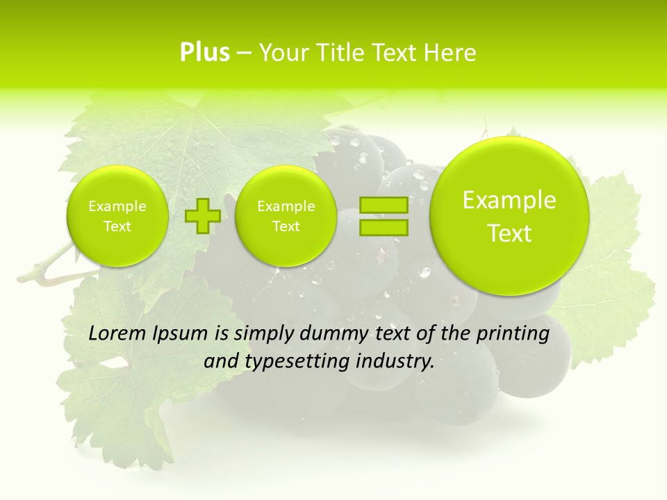Green Drip Fresh PowerPoint Template