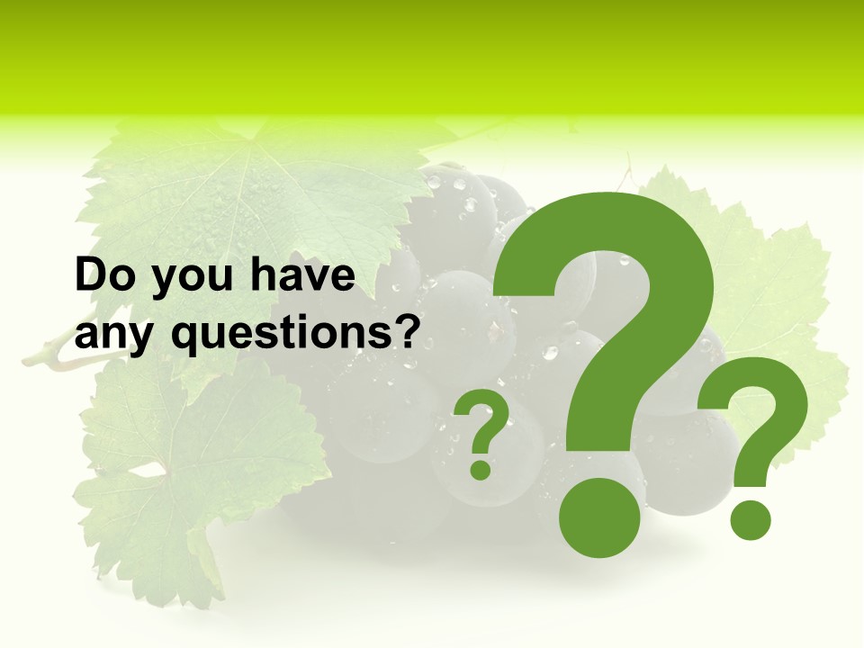 Green Drip Fresh PowerPoint Template