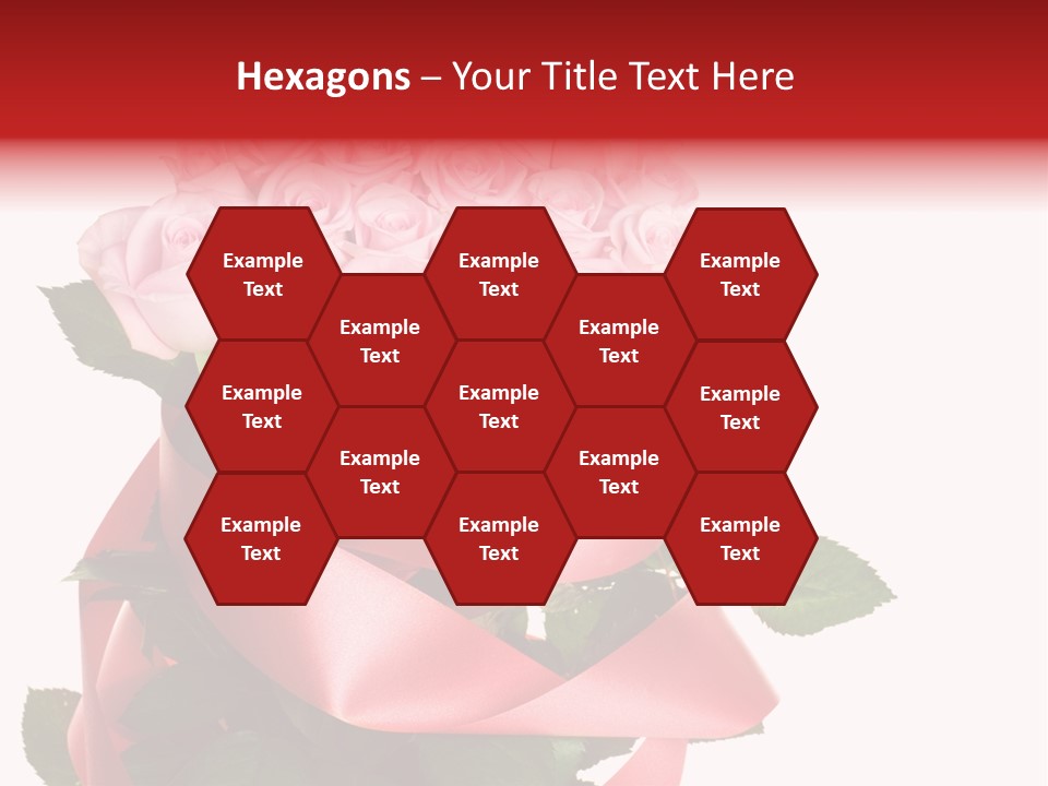 White Concept Ribbon PowerPoint Template