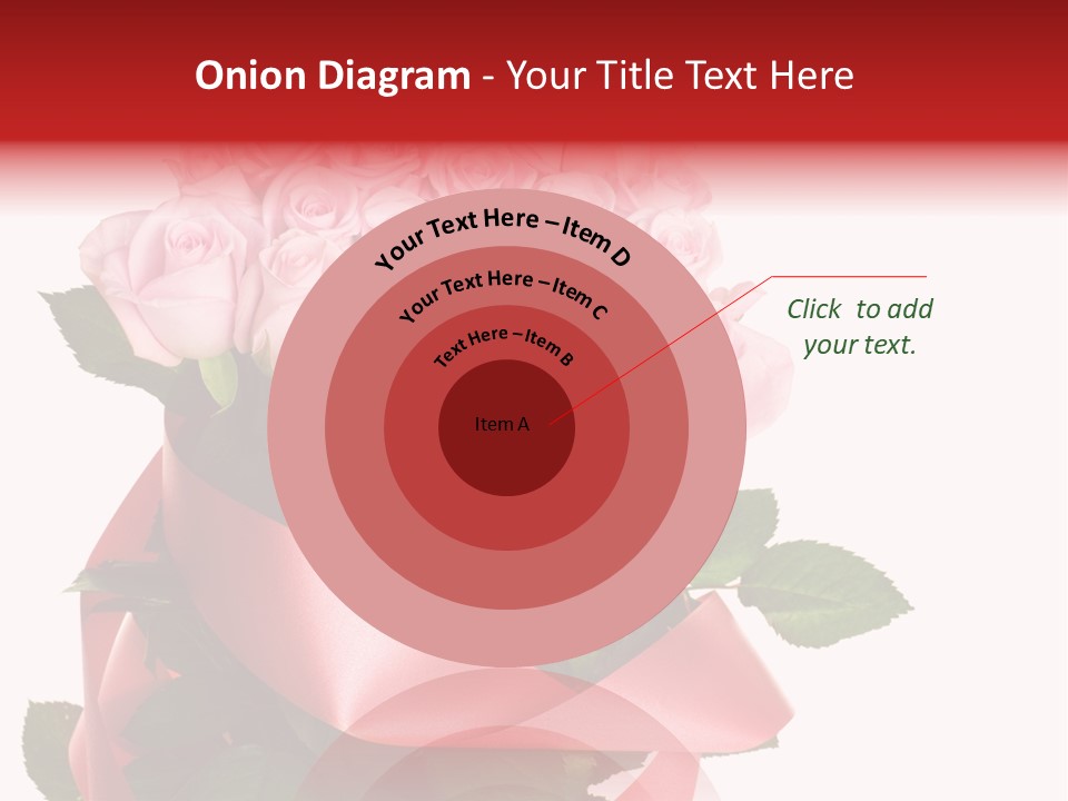 White Concept Ribbon PowerPoint Template