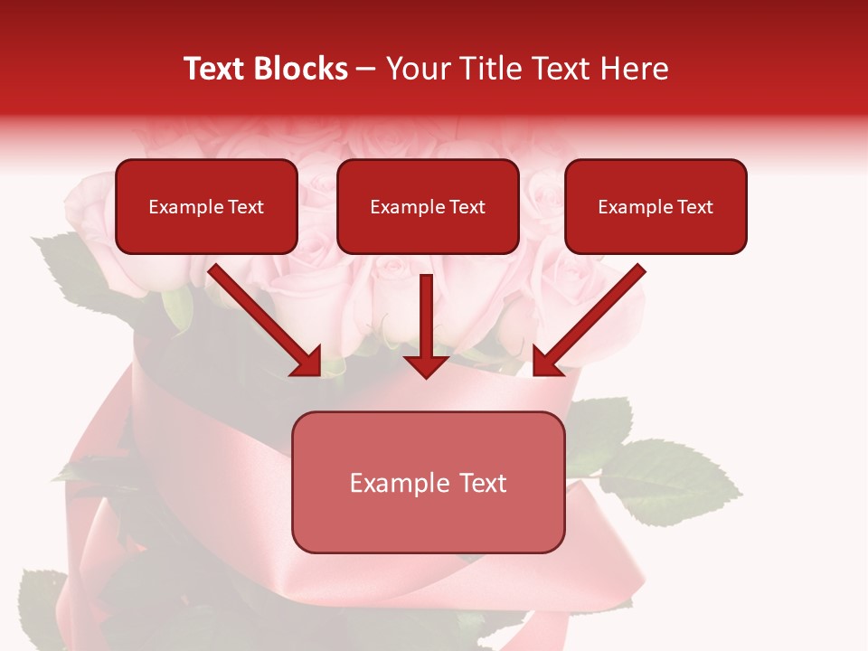 White Concept Ribbon PowerPoint Template