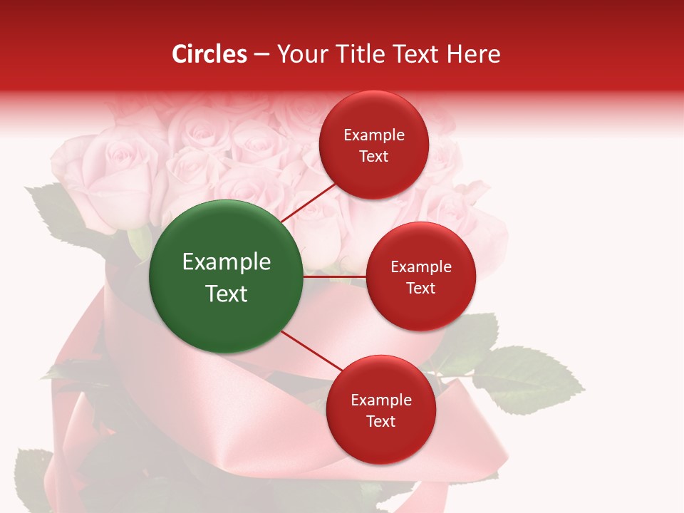 White Concept Ribbon PowerPoint Template