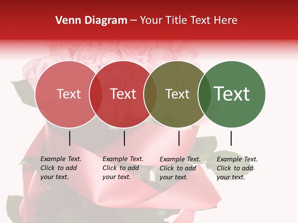 White Concept Ribbon PowerPoint Template