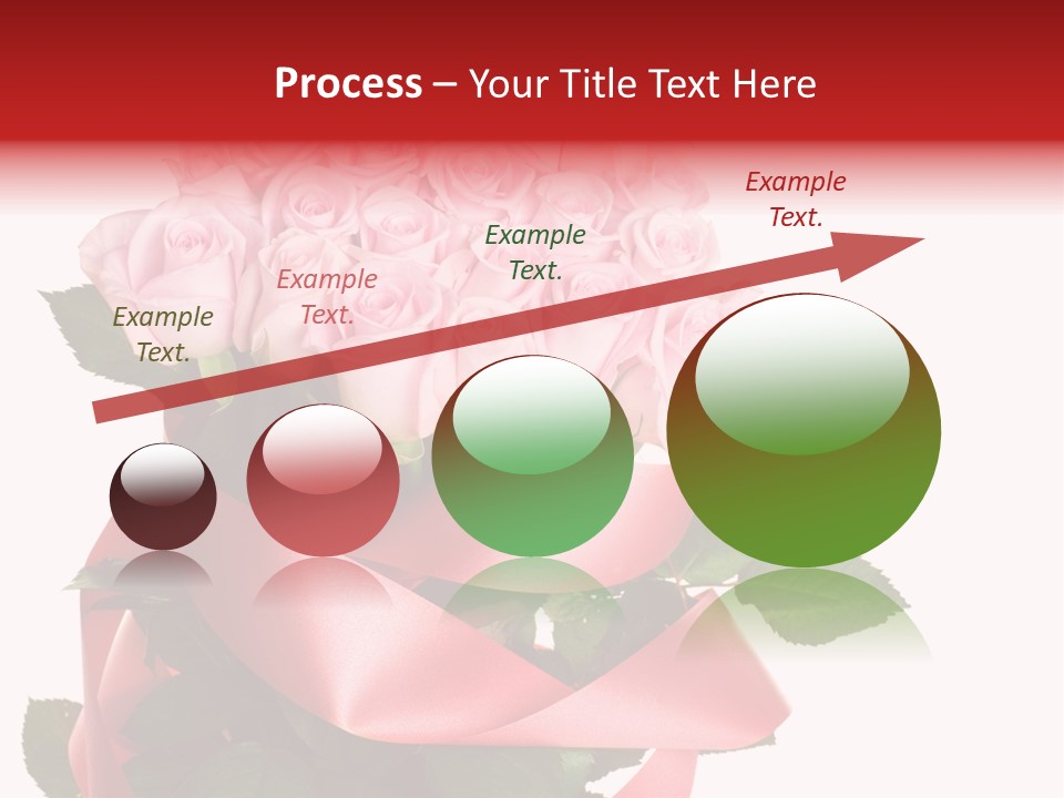 White Concept Ribbon PowerPoint Template