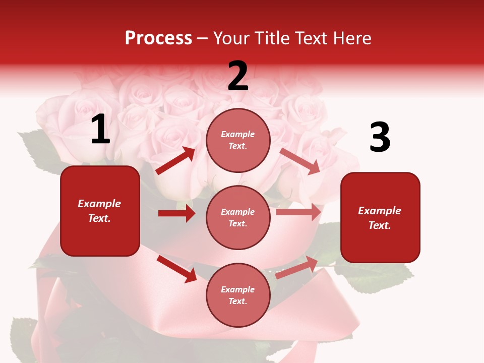 White Concept Ribbon PowerPoint Template