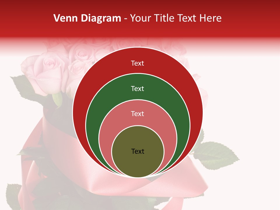 White Concept Ribbon PowerPoint Template