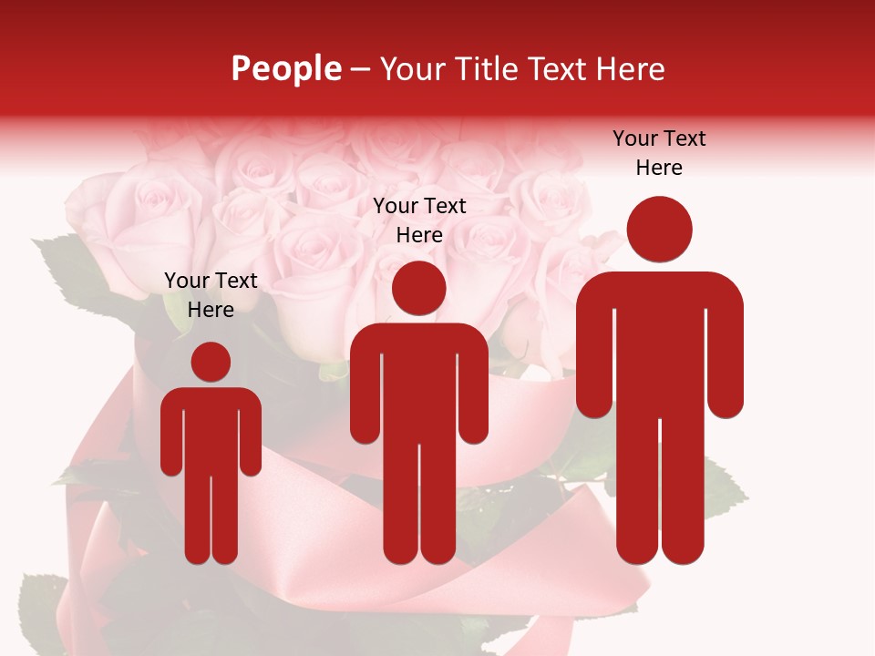 White Concept Ribbon PowerPoint Template