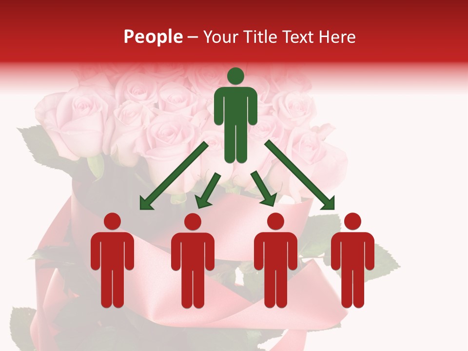 White Concept Ribbon PowerPoint Template