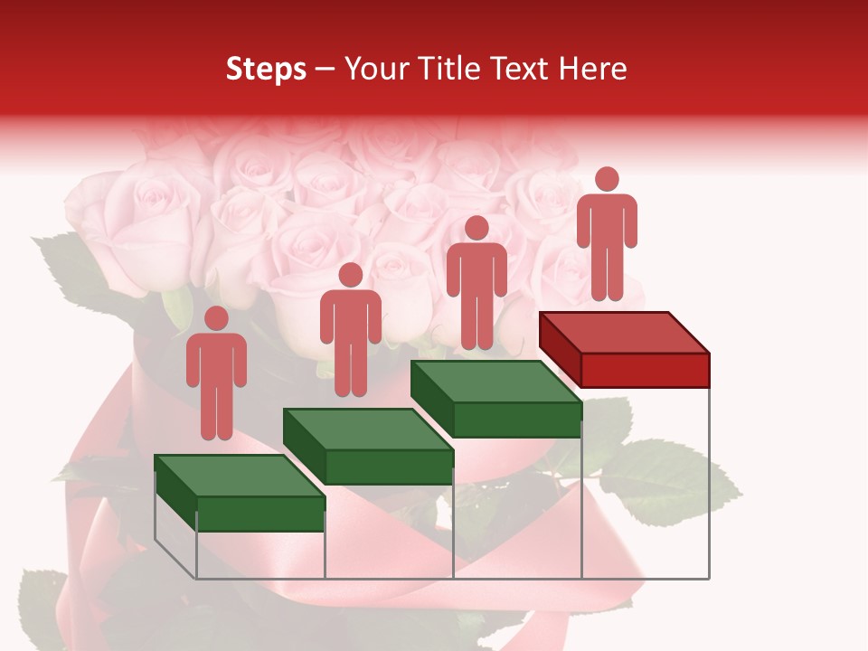 White Concept Ribbon PowerPoint Template