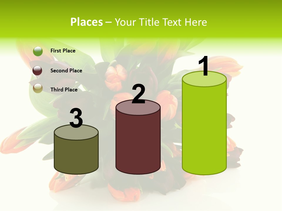 Mixed Bulbs Background PowerPoint Template