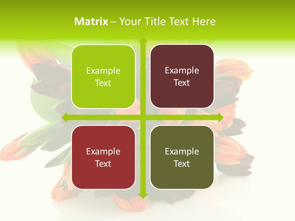 Mixed Bulbs Background PowerPoint Template