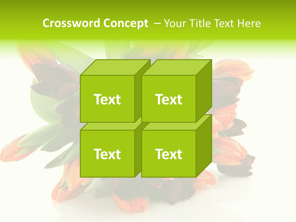 Mixed Bulbs Background PowerPoint Template