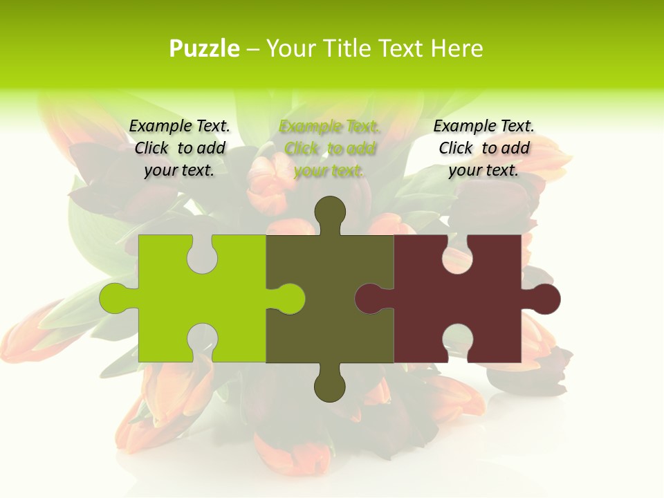 Mixed Bulbs Background PowerPoint Template