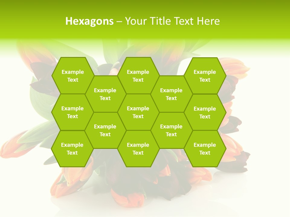 Mixed Bulbs Background PowerPoint Template