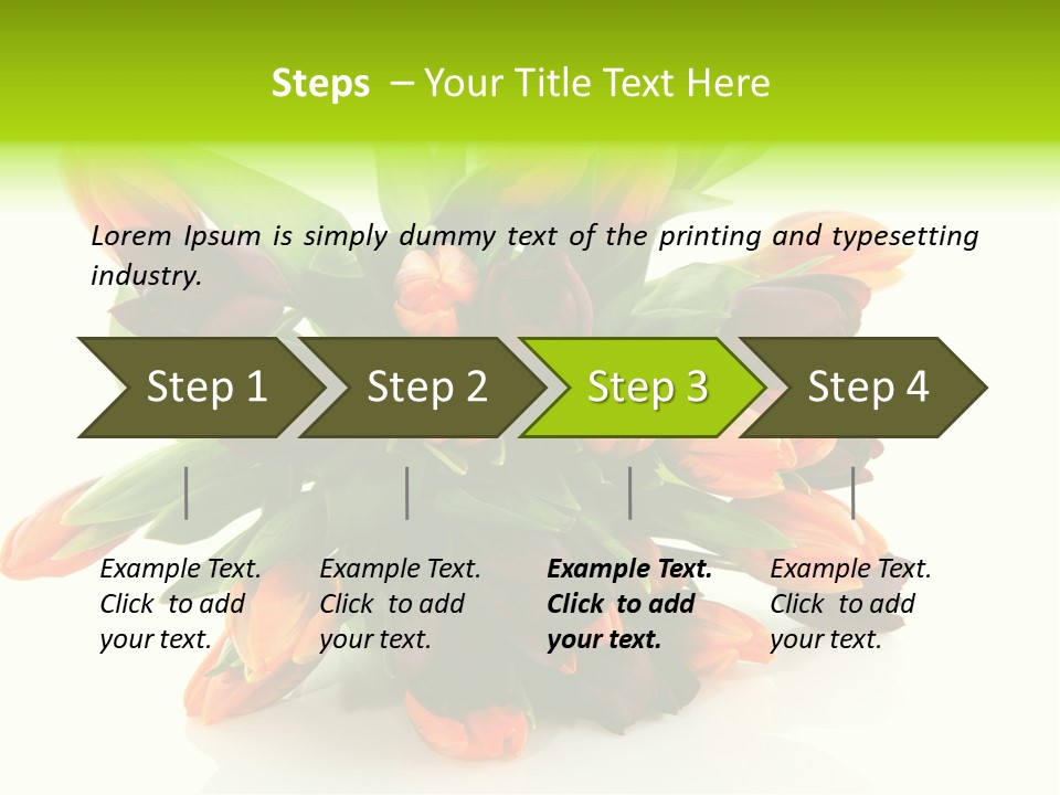 Mixed Bulbs Background PowerPoint Template