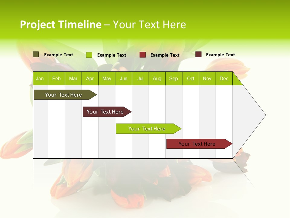 Mixed Bulbs Background PowerPoint Template