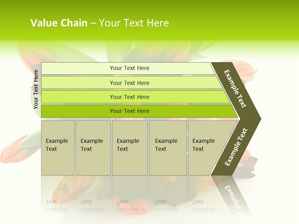 Mixed Bulbs Background PowerPoint Template