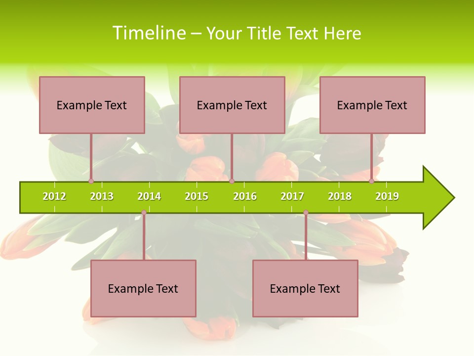 Mixed Bulbs Background PowerPoint Template