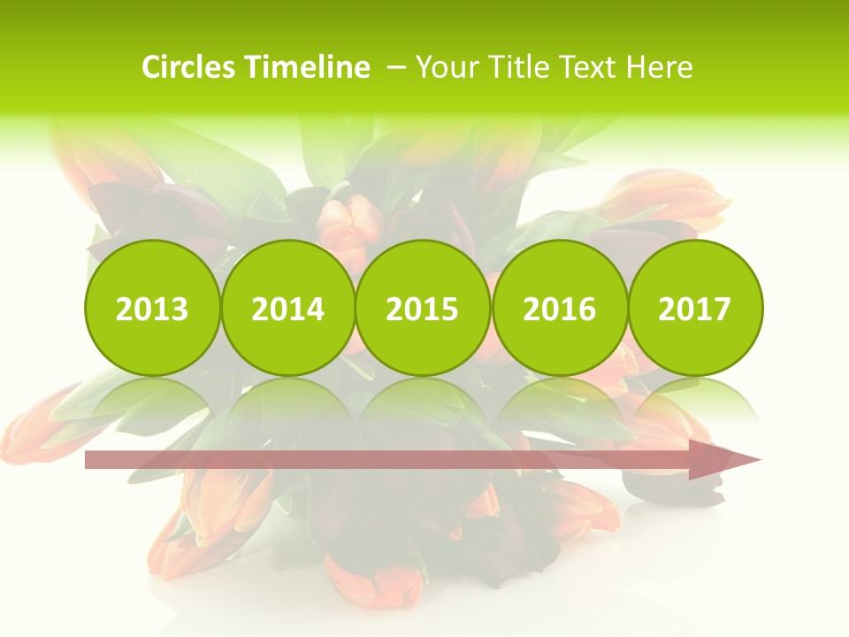 Mixed Bulbs Background PowerPoint Template