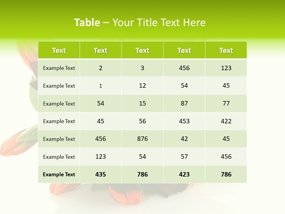 Mixed Bulbs Background PowerPoint Template