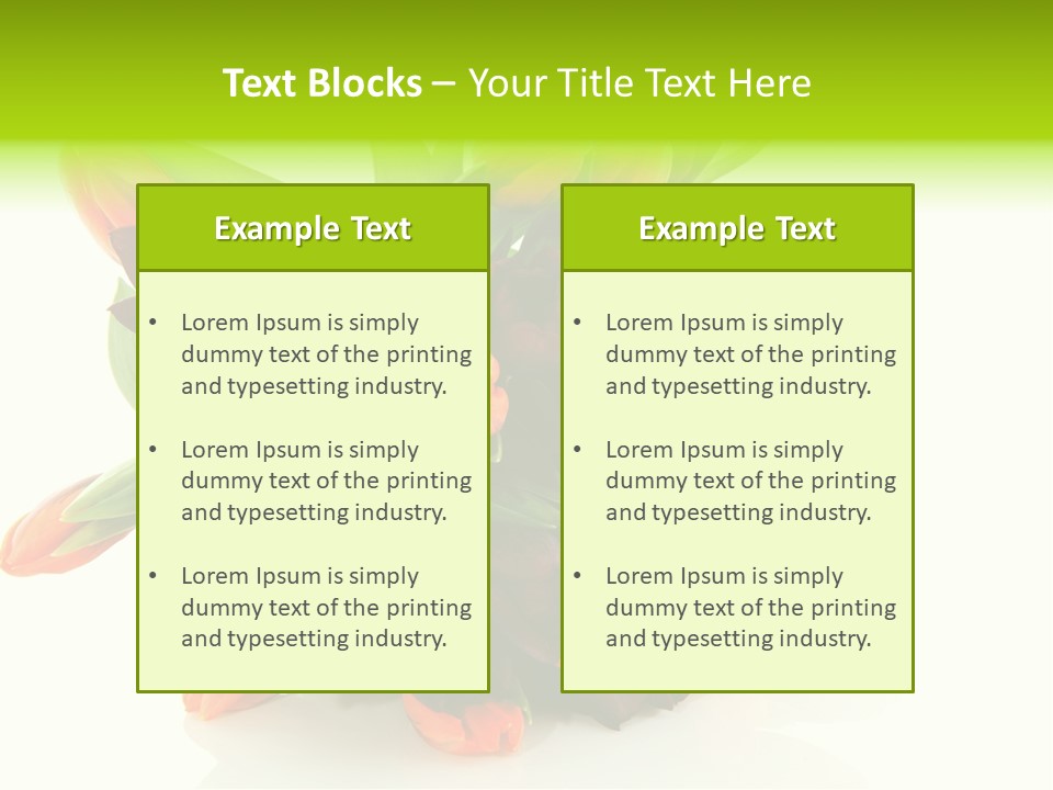 Mixed Bulbs Background PowerPoint Template